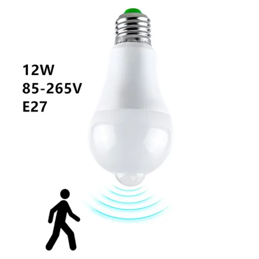 LED Motion Sensor Light Bulb